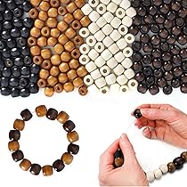 Amazon.co.jp: OLYCRAFT 100個 天然木製ビーズ 穴3mmウッドビーズ 年輪